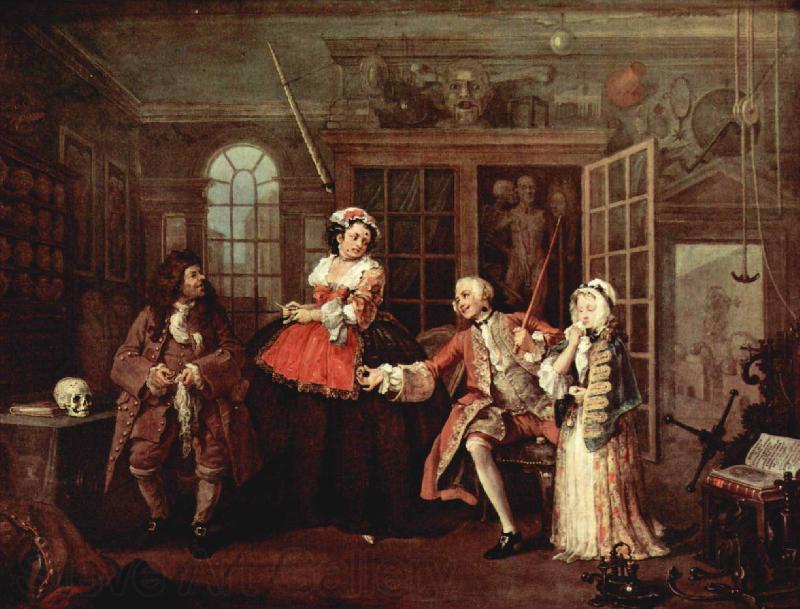 William Hogarth The Inspection Norge oil painting art